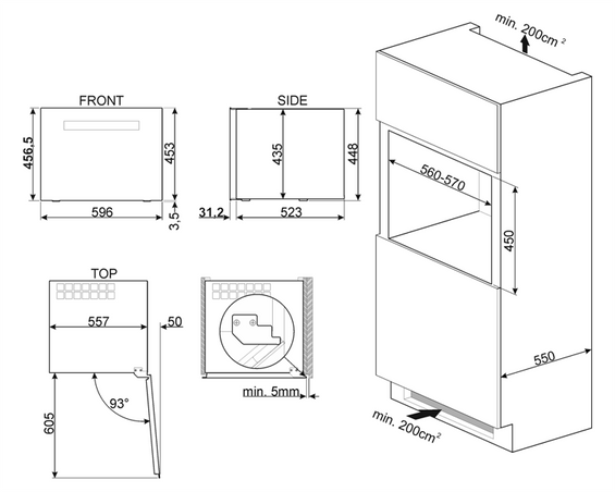 Winiarka Smeg CVI321X3 