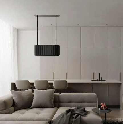 Okap wyspowy Ciarko Design MONO W Black/Black pochłaniacz