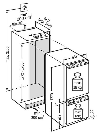 Chłodziarko-zamrażarka Liebherr IRCe 5121 Plus EasyFresh wysyłka 24 h !