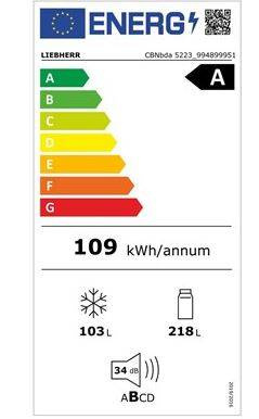 Chłodziarko-zamrażarka Liebherr CBNbda 5223 Plus BioFresh NoFrost 10 lat Gwarancji !!!