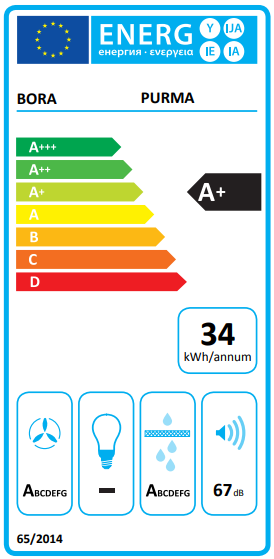 BORA M Pure płyta indukcyjna ze zintegrowanym wyciągiem oparów - powietrze odprowadzane PURMA 