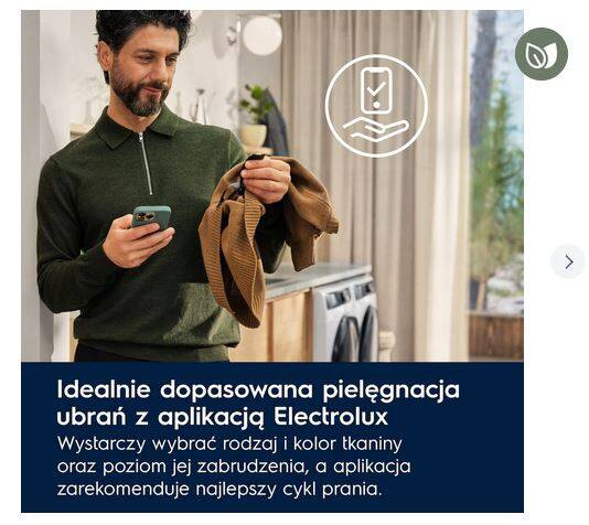 Suszarka z pompą ciepła Electrolux 800 UltraCare ProSteam AbsoluteCare 9 kg EW8D595MCP