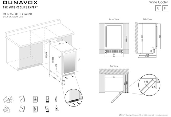 Winiarka Dunavox DAUF-38.100DMB