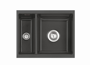 systemceram MERA 60 U zlewozmywak ceramiczny Schiefer 85