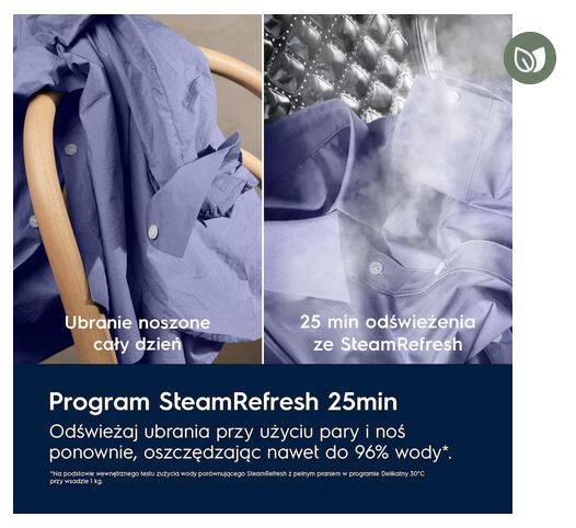 Pralko-suszarka Electrolux 700 SteamCare AbsoluteCare 9 kg EW7W2492P