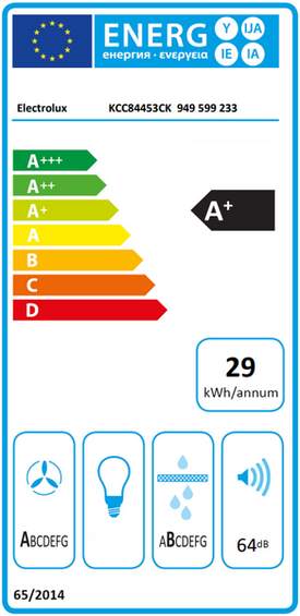 Płyta z wbudowanym okapem Electrolux KCC84453CK