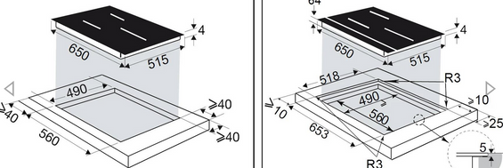 Płyta indukcyjna De Dietrich DPI4411B 65 cm czarna