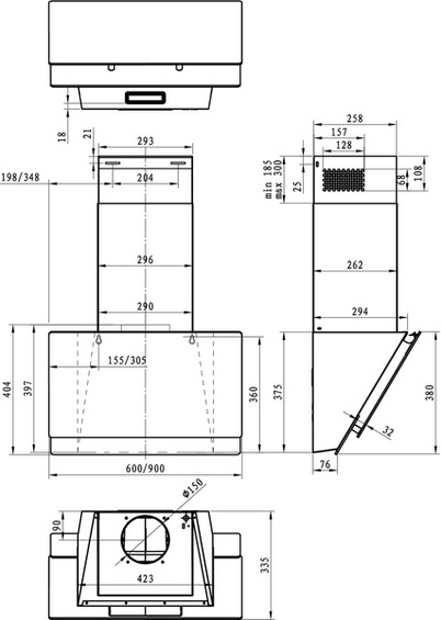 Okap przyścienny Gorenje WHI649EXGW