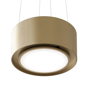 Okap wyspowy Ciarko Design MONO LIGHT Gold 60 cm