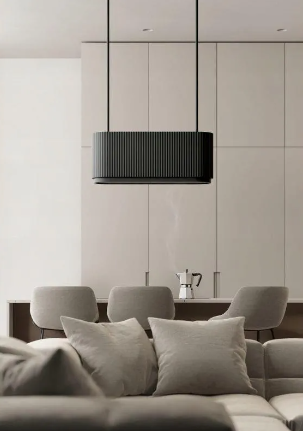 Okap wyspowy Ciarko Design MONO W Black/Black pochłaniacz