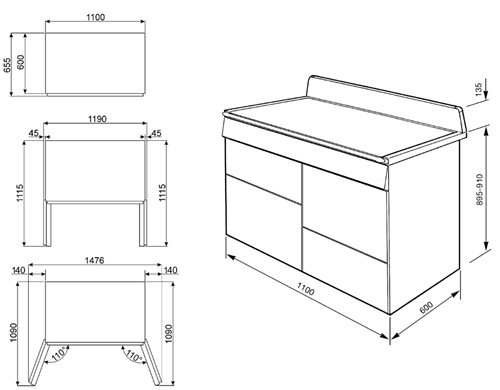 Kuchnia SMEG TR4110GR