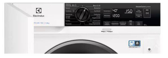 Pralka Electrolux EW7N7F348SIP SteamCare 700 8 kg