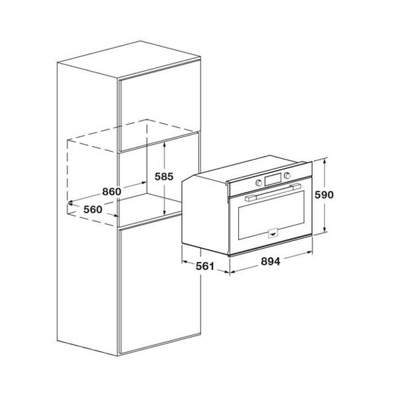 Piekarnik Fulgor URBANTECH FUO 9609 MT MBK 90 cm