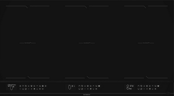 Płyta indukcyjna De Dietrich DPI4942B 90 cm czarna