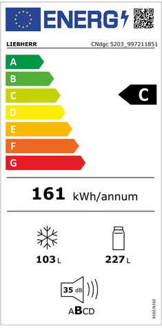 Wysyłka 24h! Wolnostojąca chłodziarko-zamrażarka Liebherr CNdgc 5203 Pure NoFrost