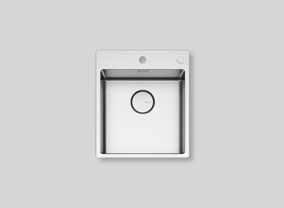 Zlew Falmec Garda Inox 40 jednokomorowy wpuszczany/nakładany