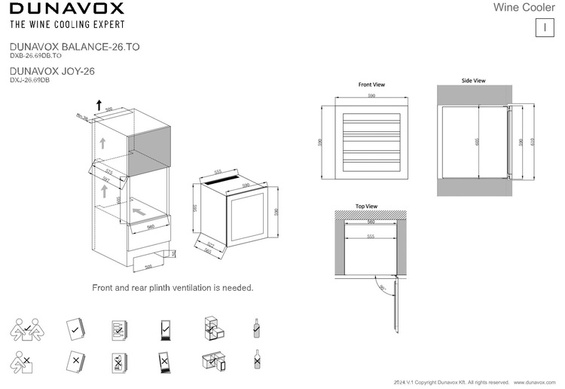 Winiarka Dunavox DXB-26.69DB.TO