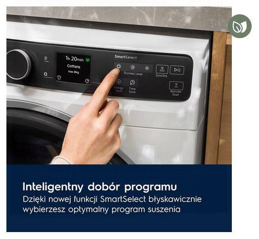 Suszarka z pompą ciepła Electrolux 900 PerfectCare AbsoluteCare 8 kg EW9D787KCP