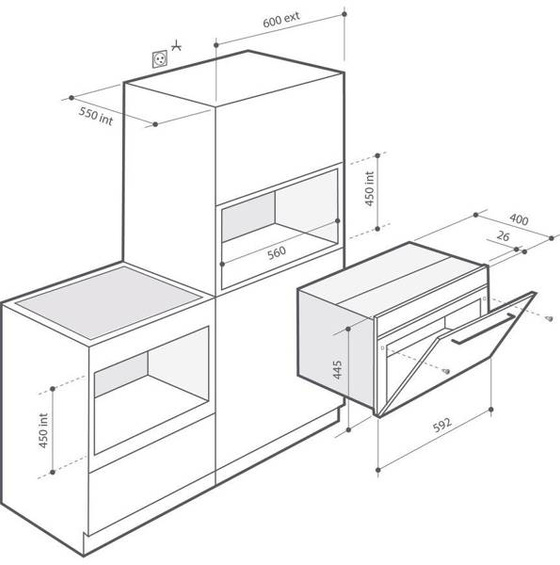 Kompaktowy piekarnik parowy De Dietrich DKV7340X