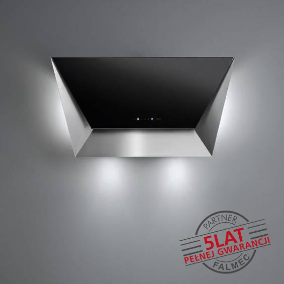 Okap Falmec Prisma 85 czarny 800 m³/h przyścienny