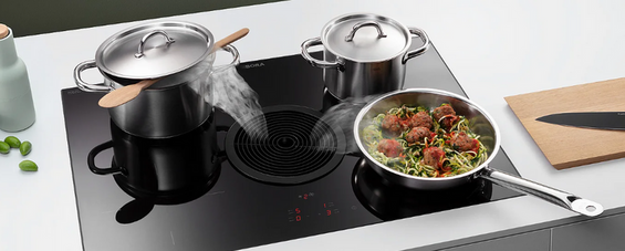 BORA BHU Basic płyta ceramiczna Hyper ze zintegr. wyciągiem oparów — Powietrze w obwodzie zamk.