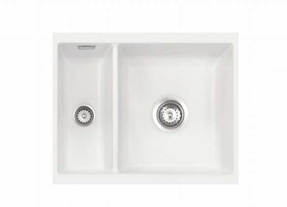 systemceram MERA 60 U zlewozmywak ceramiczny Polar 13