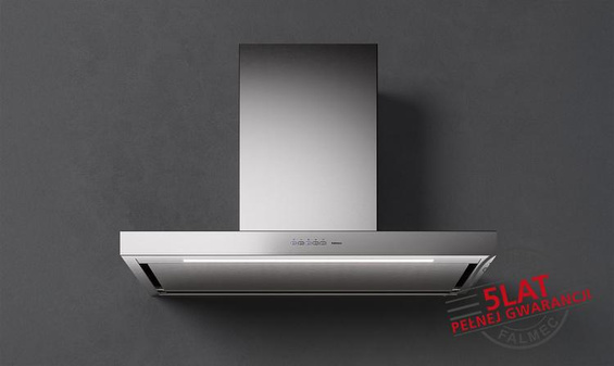 Okap Falmec Plane Plus NRS 90 inox 800 m³/h przyścienny