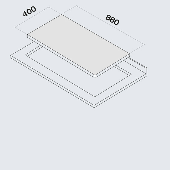 Płyta indukcyjna Falmec Panoramiczna 88 cm w wykończeniu czarny mat dostępność XII 25