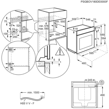 Piekarnik 100% pary Electrolux EOA9S31WZ