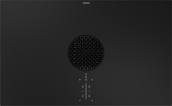 BORA X Pure matowa płyta indukcyjna z wyciągiem - powietrze w obwodzie zamkniętym PUXU2R