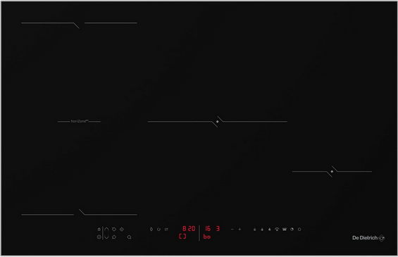 Płyta indukcyjna De Dietrich DPI4810B 80 cm czarna