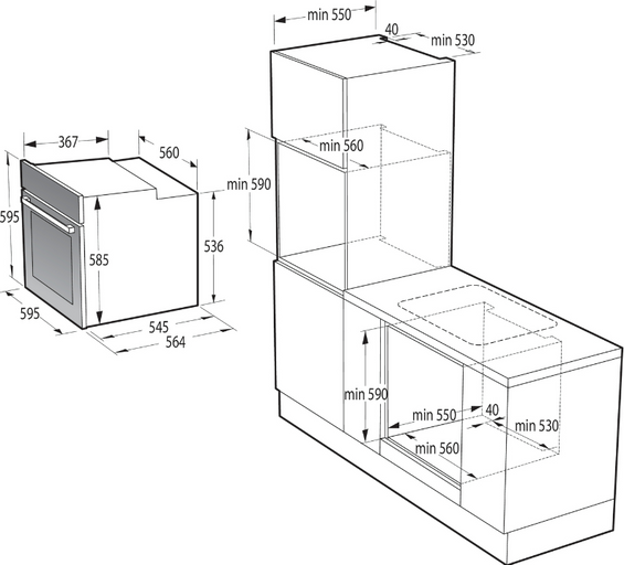 Piekarnik Gorenje BOS6747A01BG