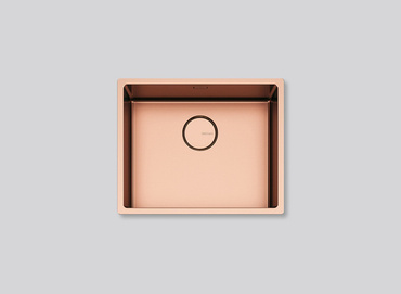 Zlew Falmec Como 50 PVD RAME miedziany wpuszczany/nakładany/podwieszany