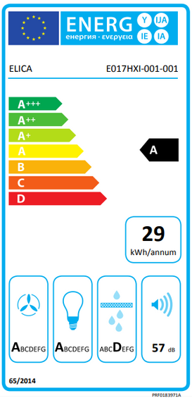 Okap Elica Hidden Advance Plus @ BLGL/A/52 PRF0183971A wyciąg