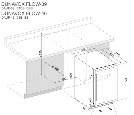 Winiarka Dunavox DAUF-46.138B