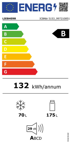 Chłodziarko-zamrażarka Liebherr ICBNbi 5153 Prime BioFresh NoFrost 10lat gwarancji