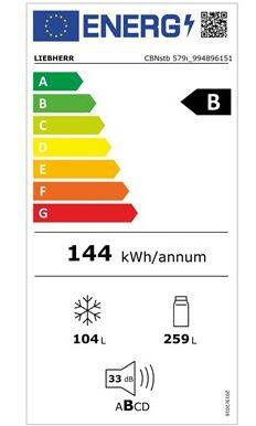 Chłodziarko-zamrażarka Liebherr CBNstb 579i Peak BioFresh NoFrost 10 lat Gwarancji !!!