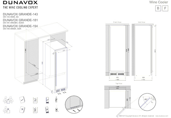 Winiarka Dunavox DX-143.468SS