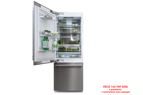 Chłodziarko - zamrażarka do zabudowy Fulgor Milano FBCD 762 TNF EDBL