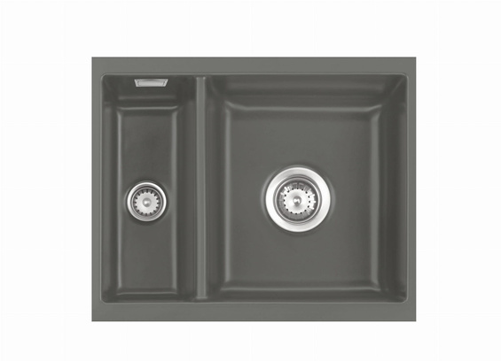 systemceram MERA 60 U zlewozmywak ceramiczny Lava 80