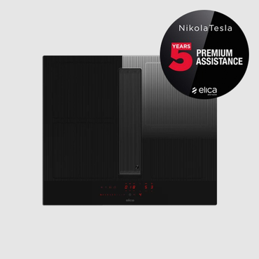 Płyta z okapem Elica NIKOLATESLA VELVET BL/A/60 PRF0196869 (wyciąg) + zestaw do montażu jako pochłaniacz KIT0167757