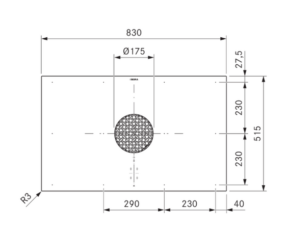 BORA X Pure matowa płyta indukcyjna z wyciągiem - powietrze odprowadzane PUXA2R wysyłka Gratis !
