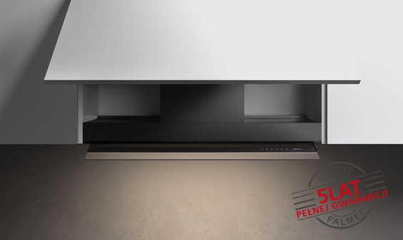 Okap Falmec Virgola Touch No-drop 60 czarny 800 m³/h do zabudowy