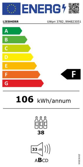 Winiarka do zabudowy podblatowej Liebherr UWpri 3782 Vinidor Selection