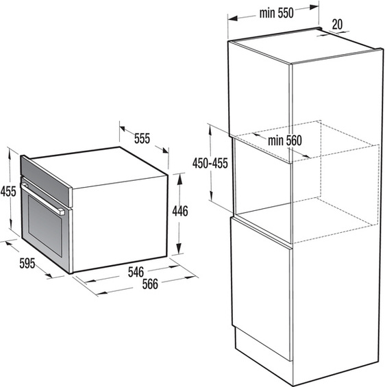 Piekarnik kompaktowy Gorenje BCM4547A10BG