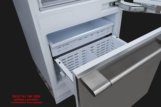 Chłodziarko - zamrażarka do zabudowy Fulgor Milano FBCD 761 TNF EDBL