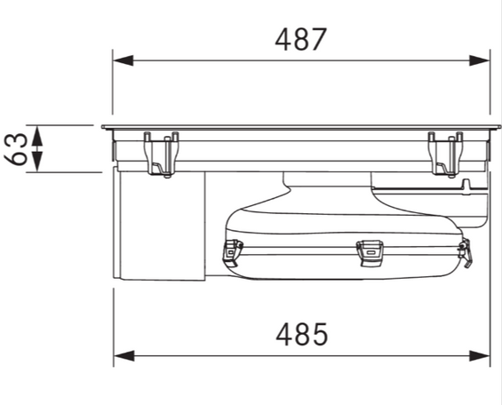 BORA X Pure płyta indukcyjna z wyciągiem - powietrze w obwodzie zamkniętym PUXU wysyłka 24h !