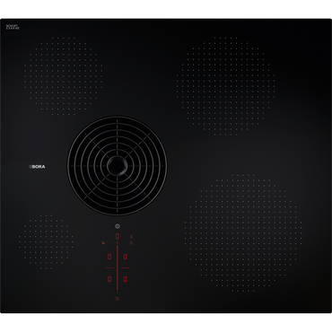 BORA S Pure płyta indukcyjna ze zintegrowanym wyciągiem oparów - powietrze odprowadzane PURSA z ekspozycji
