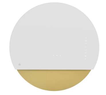 Okap przyścienny Ciarko Design Eclipse Biały/Złoty 60 cm pochłaniacz