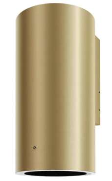 Okap przyścienny Ciarko Design Tubus Gold Steel 38cm wyciąg
